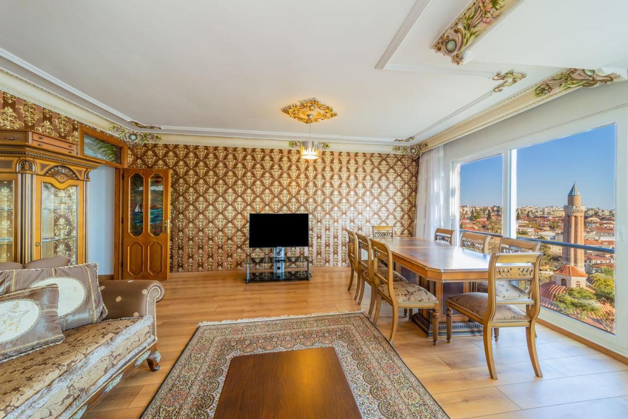 Lovely Flat With Sea View Near Beach In Muratpasa Antália Exterior foto